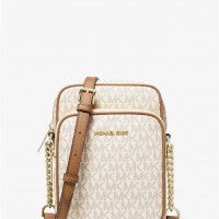 Жіноча Сумка Кроссбоди (Jet Set Travel Medium Logo Crossbody Bag) 65383-05 ваніль