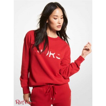 Жіночий Світшот (Logo Organic Cotton Blend Sweatshirt) 64963-05 Crimson