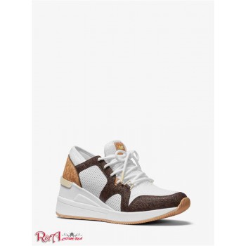 Женские Кроссовки (Liv Logo Mixed-Media Trainer) 65213-05 op wht/brown