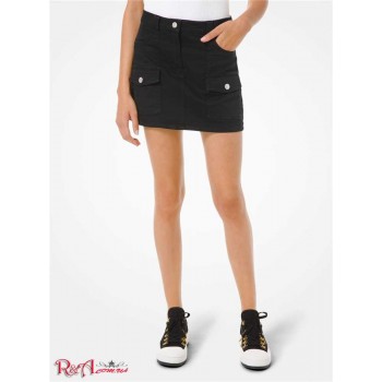 Женская Юбка (Denim Cargo Skirt) 60823-05 Черный