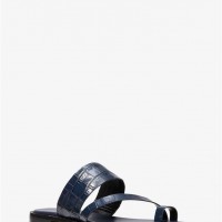 Жіночий Сандалі (Pratt Crocodile Embossed Leather Sandal) 61323-05 флот