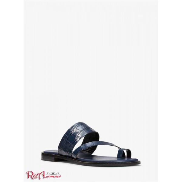 Женские Сандалии MICHAEL KORS (Pratt Crocodile Embossed Leather Sandal) 61323-05 вмс