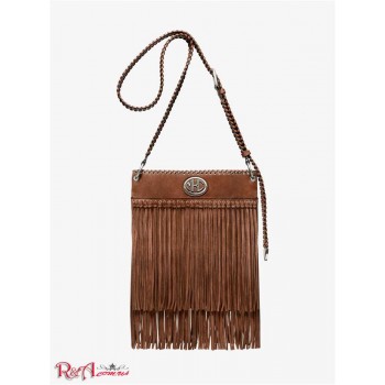 Женская Сумка Мессенджер (Monogramme Fringed Suede Messenger Bag) 65443-05 багаж