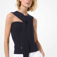 Женский Хелтер (Cable Cashmere Halter) 48933-05 Midnight