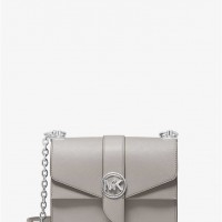 Жіноча Сумка Кроссбоди (Greenwich Small Saffiano Leather Crossbody Bag) 65413-05 Перловий Сірий