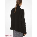 Женская Водолазка MICHAEL KORS (Cashmere Asymmetric Turtleneck Sweater) 65153-05 черный