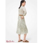 Женское Платье Рубашка MICHAEL KORS (Paisley Georgette Shirtdress) 60733-05 армия