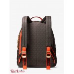 Женский Рюкзак MICHAEL KORS (Slater Medium Logo Quilted Nylon Backpack) 65553-05 коричневый мульти