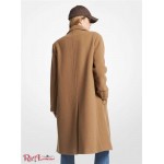 Женское Пальто MICHAEL KORS (Wool Blend Oversized Coat) 65063-05 Темный Camel