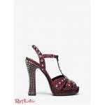 Жіночий Сандалі MICHAEL KORS (Rosanna Studded Python Platform Sandal) 53313-05 Burgundy