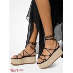 Жіночий Сандалі MICHAEL KORS (Mabal Leather Flatform Sandal) 49173-05 Чорний