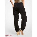 Жіночі Штани MICHAEL KORS (Wide-Leg Organic Stretch Cotton Pants) 65013-05 чорний