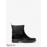 Женские Ботинки MICHAEL KORS (Blakely Logo Tape PVC and Nylon Rain Boot) 61213-05 Черный