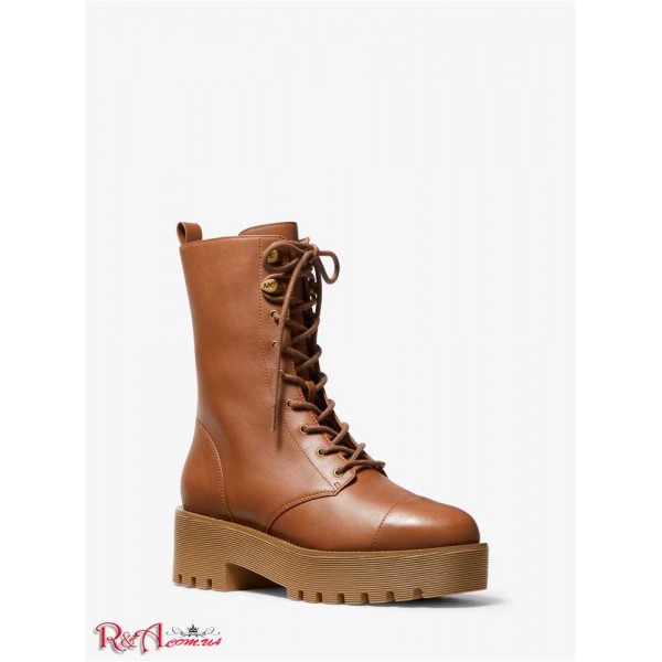 Женские Ботинки MICHAEL KORS (Bryce Leather Platform Combat Boot) 65653-05 Багаж