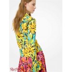 Женская Рубашка MICHAEL KORS (Sunflower Crushed Poplin Shirt) 65563-05 лайм