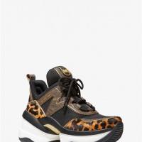 Жіночі Кросівки (Olympia Printed Calf Hair and Logo Trainer) 61284-05 butterscotch