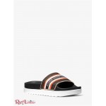 Женские Сандалии MICHAEL KORS (Tyra Logo Tape Slide Sandal) 65274-05 коричневый