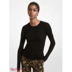 Женский Свитер MICHAEL KORS (Featherweight Cashmere Sweater) 61144-05 Черный