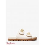 Женские Сандалии MICHAEL KORS (Stark Studded Leather Slide Sandal) 65284-05 lt cream