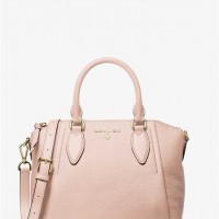 Женская Сумка Сэтчел (Sienna Medium Pebbled Leather Satchel) 61624-05 Нежно-Розовый