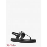 Женские Сандалии MICHAEL KORS (Roxane Embellished Leather Sandal) 61304-05 черный