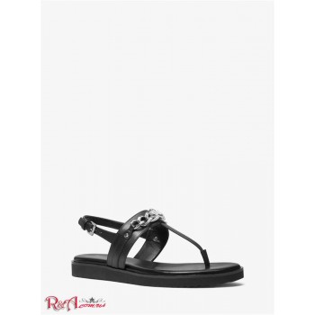 Женские Сандалии (Roxane Embellished Leather Sandal) 61304-05 Черный