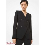 Женский Блейзер MICHAEL KORS (Double Crepe Sable Collarless Blazer) 65114-05 Черный
