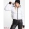 Женская Куртка (Quilted Patent Nylon Cropped Puffer Jacket) 65124-05 Белый