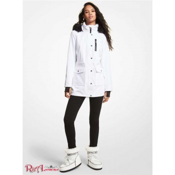 Женская Парка (Faux Fur Trim Hooded Parka) 65074-05 Белый