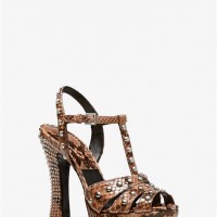 Женские Сандалии (Rosanna Studded Python Platform Sandal) 53314-05 Suntan Женские Сандалии (Rosanna Studded Python Platform Sandal) 53314-05 Suntan