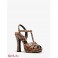 Жіночий Сандалі (Rosanna Studded Python Platform Sandal) 53314-05 Suntan