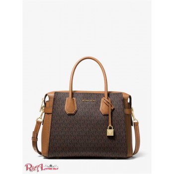 Женская Сумка Сэтчел (Mercer Medium Logo Belted Satchel) 65494-05 Коричневый
