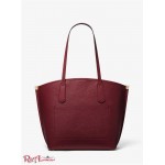 Жіноча Таут Сумка MICHAEL KORS (Jane Large Pebbled Leather Tote Bag) 65484-05 Dk Berry