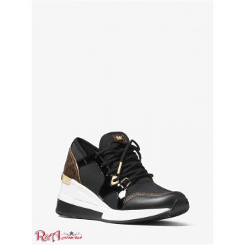 Женские Кроссовки (Liv Logo Mixed-Media Trainer) 65224-05 черный