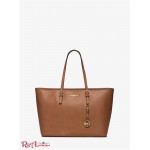 Жіноча Таут Сумка MICHAEL KORS (Jet Set Medium Saffiano Leather Top-Zip Tote Bag) 65474-05 Багаж