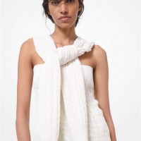 Женский Хелтер (Cable Cashmere Halter) 48934-05 Белый