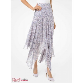 Женская Юбка (Floral Georgette Handkerchief Skirt) 60824-05 Лавандовый Туман