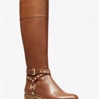 Женские Ботинки (Preston Studded Leather Boot) 61344-05 Каштановый