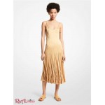 Женское Платье MICHAEL KORS (Crushed Satin Charmeuse Slip Dress) 65204-05 Wheat