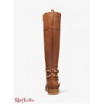 Женские Ботинки MICHAEL KORS (Preston Studded Leather Boot) 61344-05 каштановый