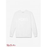 Жіночий Світшот MICHAEL KORS (Logo Organic Cotton Blend Sweatshirt) 64964-05 Білий