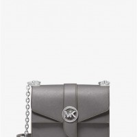 Жіноча Сумка Кроссбоди (Greenwich Small Saffiano Leather Crossbody Bag) 65414-05 Heather Сірий