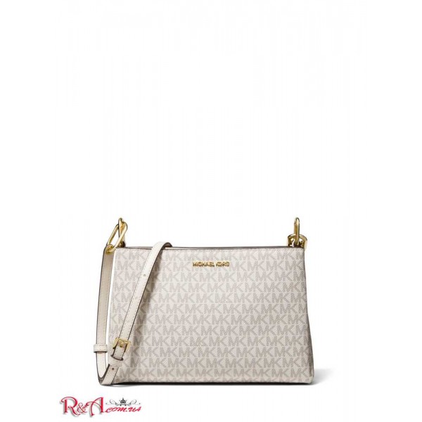 Женская Сумка Кроссбоди MICHAEL KORS (Trisha Medium Logo Crossbody Bag) 65364-05 Lt Crm Мульти