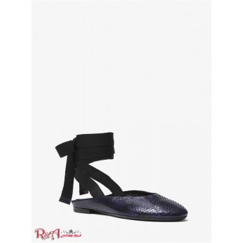 Жіночі Балетки (Maren Snakeskin Lace-Up Flat) 49244-05 сапфір