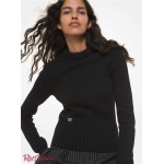 Женский Свитер MICHAEL KORS (Monogram Cashmere Sweater) 53244-05 черный