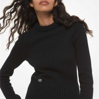 Жіночий Светр (Monogram Cashmere Sweater) 53244-05 чорний