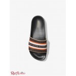 Женские Сандалии MICHAEL KORS (Tyra Logo Tape Slide Sandal) 65274-05 коричневый