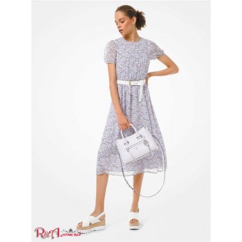 Женское Платье (Floral Georgette Dress) 60814-05 Лавандовый Туман