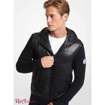 Чоловіча Куртка (Mixed-Media Hooded Jacket) 65084-05 Drk Midnight