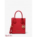 Женская Сумка Кроссбоди MICHAEL KORS (Mercer Extra-Small Pebbled Leather Crossbody Bag) 61474-05 Flame